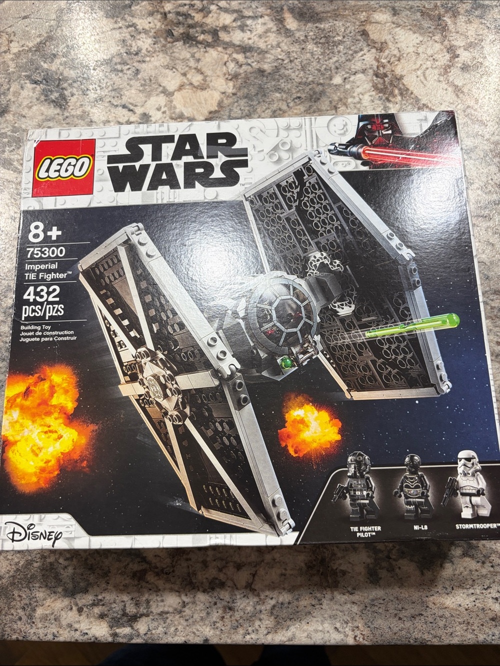 LEGO 75300 Star Wars Imperial TIE Fighter - Black and Gray
